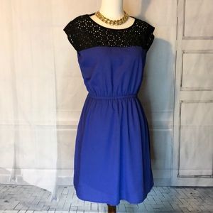 Be Bop black and blue dress size medium